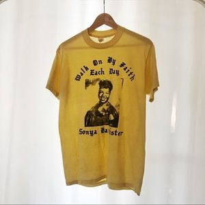 Vintage / “Walk on by Faith” T-Shirt